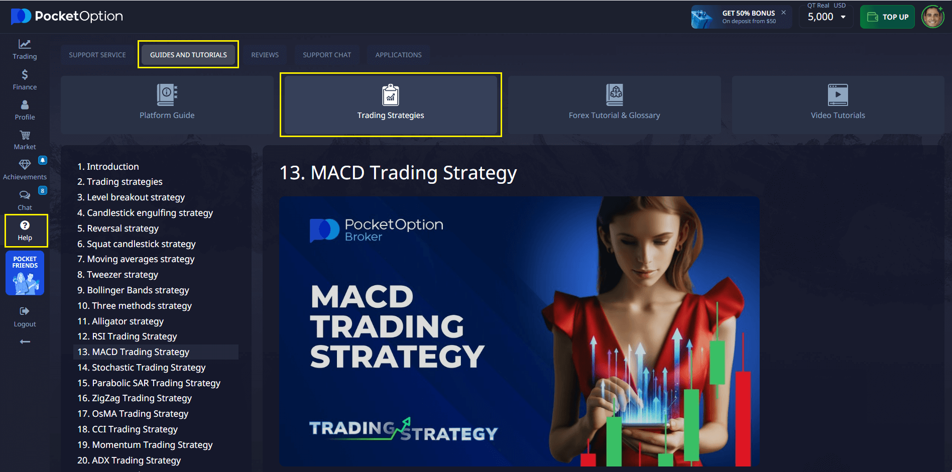strategies Pocket Option